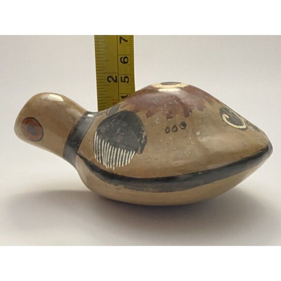 Tonala Mexican Folk Art Pottery Ceramic Turtle Figurine 4.5” Long - Picture 9 of 9